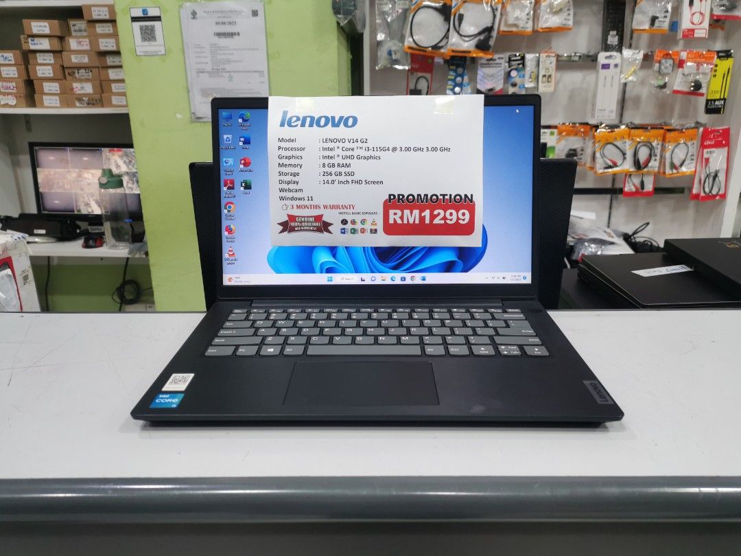 Lenovo V14-IIL G1 Laptop Intel Core i5-10th Gen 8GB Ram 256GB SSD
