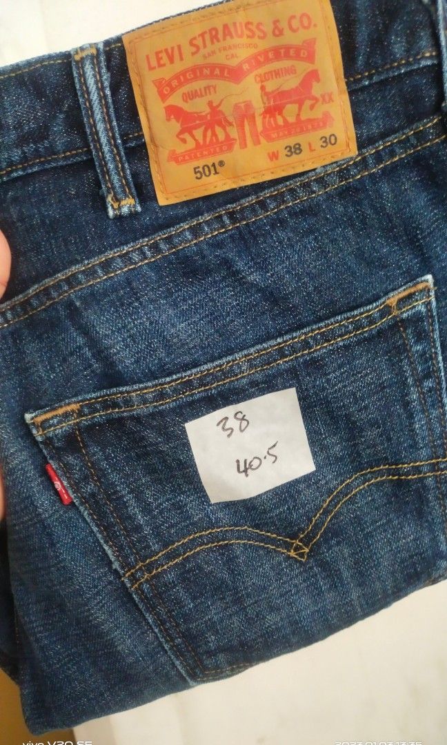 Levis 501 W38 L30 Men s Fashion Bottoms Jeans on Carousell