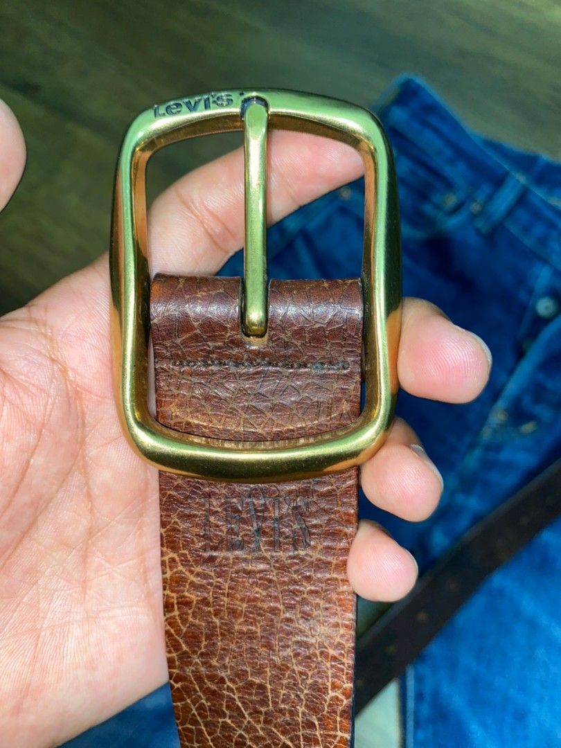 Levis belt genuine leather, Men's Fashion, Watches & Accessories, Belts on  Carousell