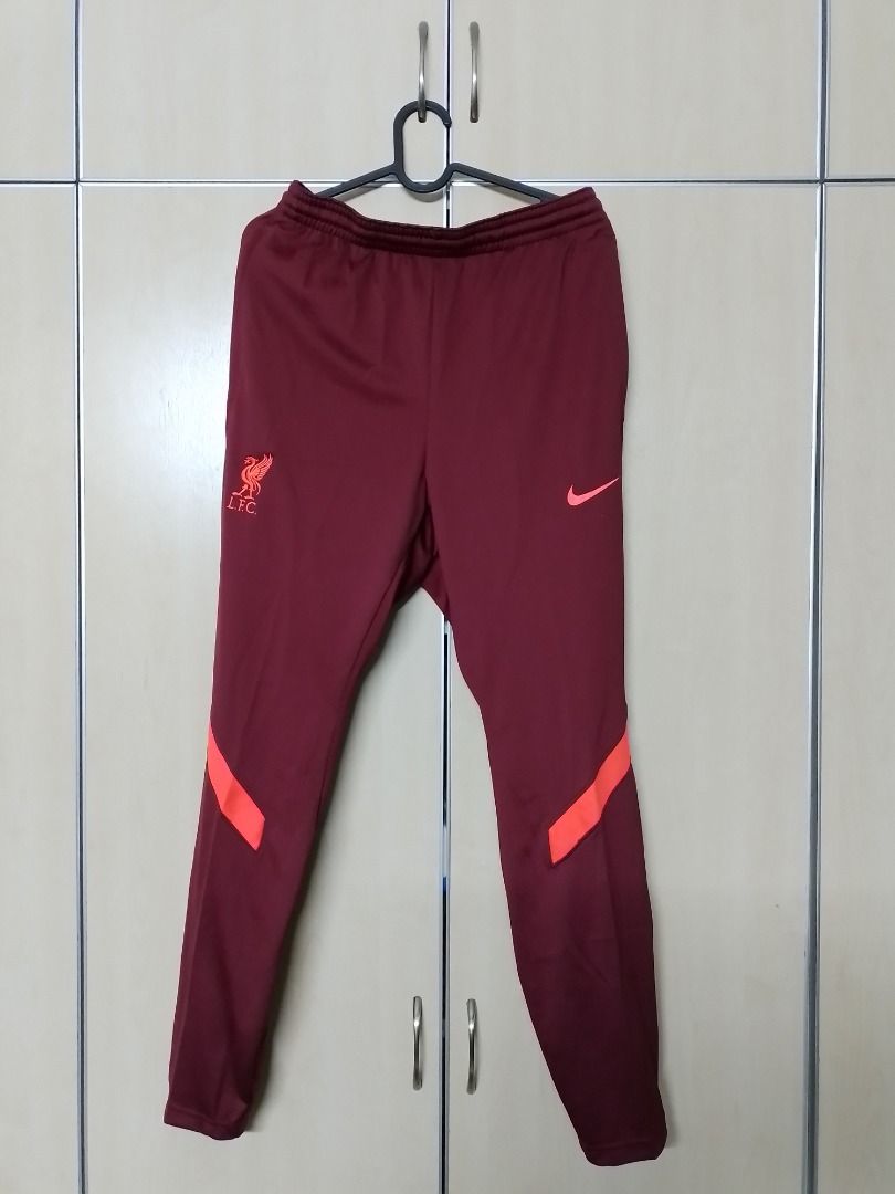 LFC Nike Mens Red Strike Track Pants, Men's Fashion, Bottoms, Joggers