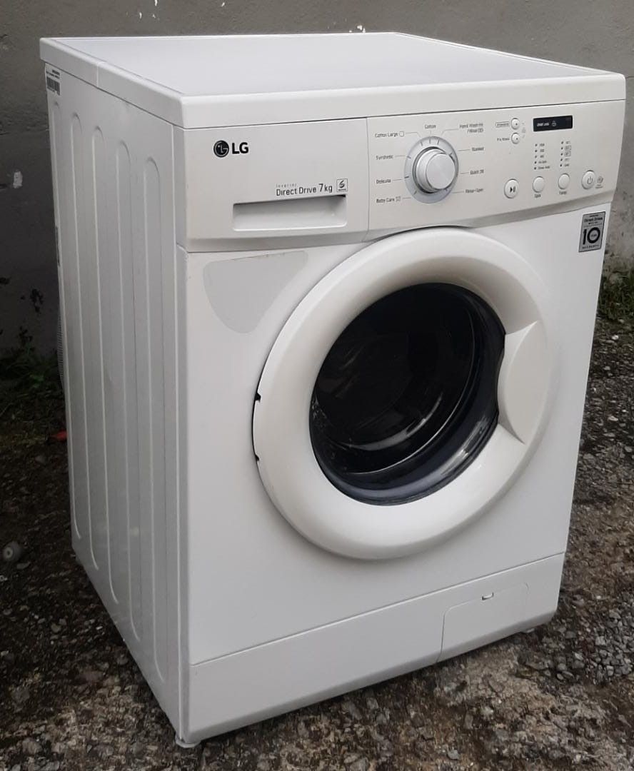 LG INVERTER DIRECT DRIVE FRONT LOAD WASHING MACHINE 7 KG, TV & Home