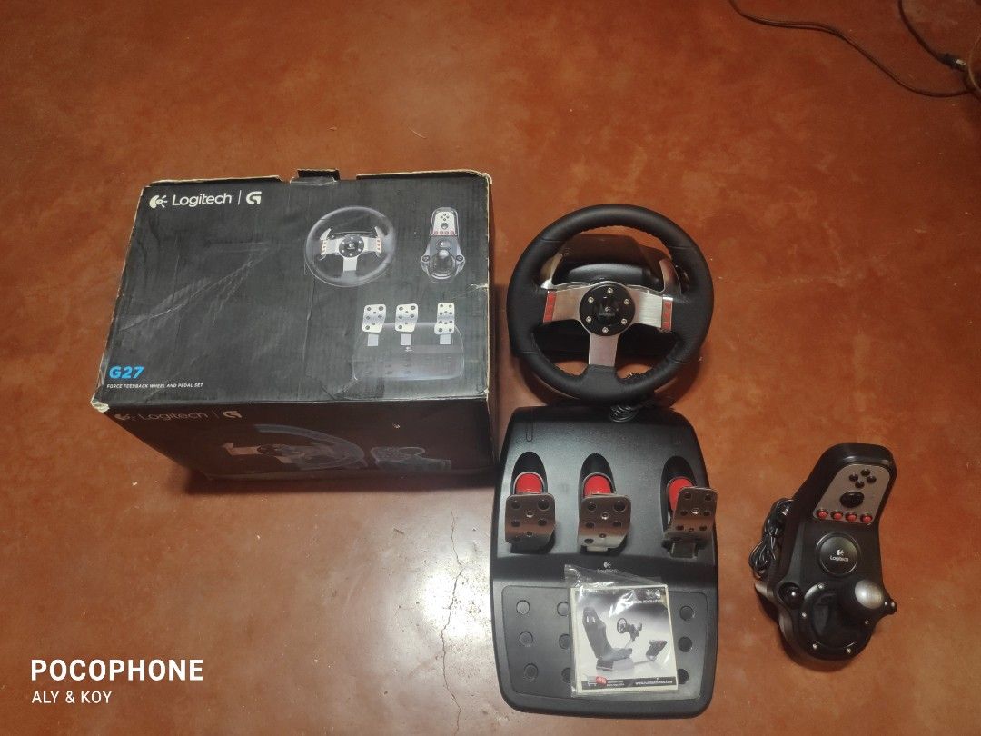 LOGITECH G27 STEERING WHEEL, Video Gaming, Gaming Accessories
