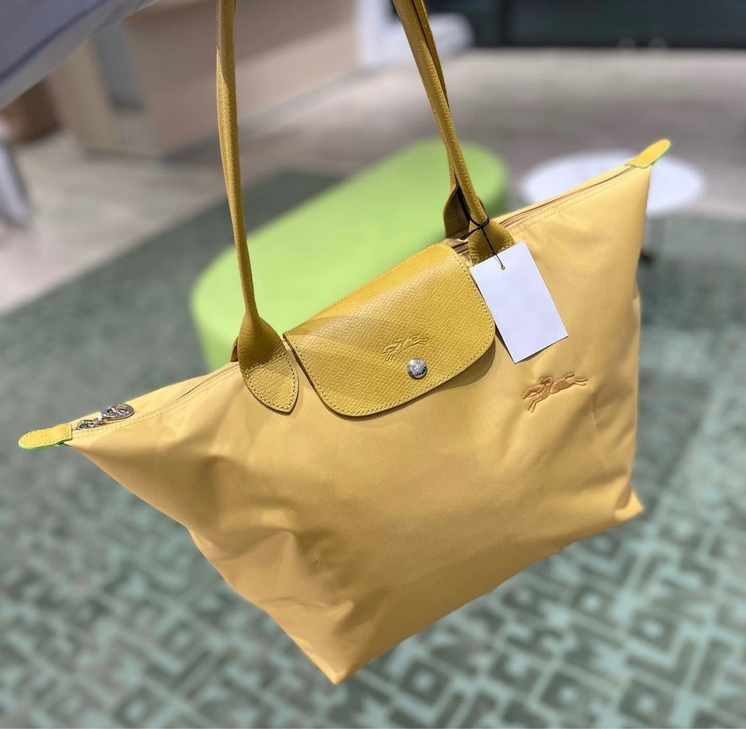 Yellow longchamp bag hot sale