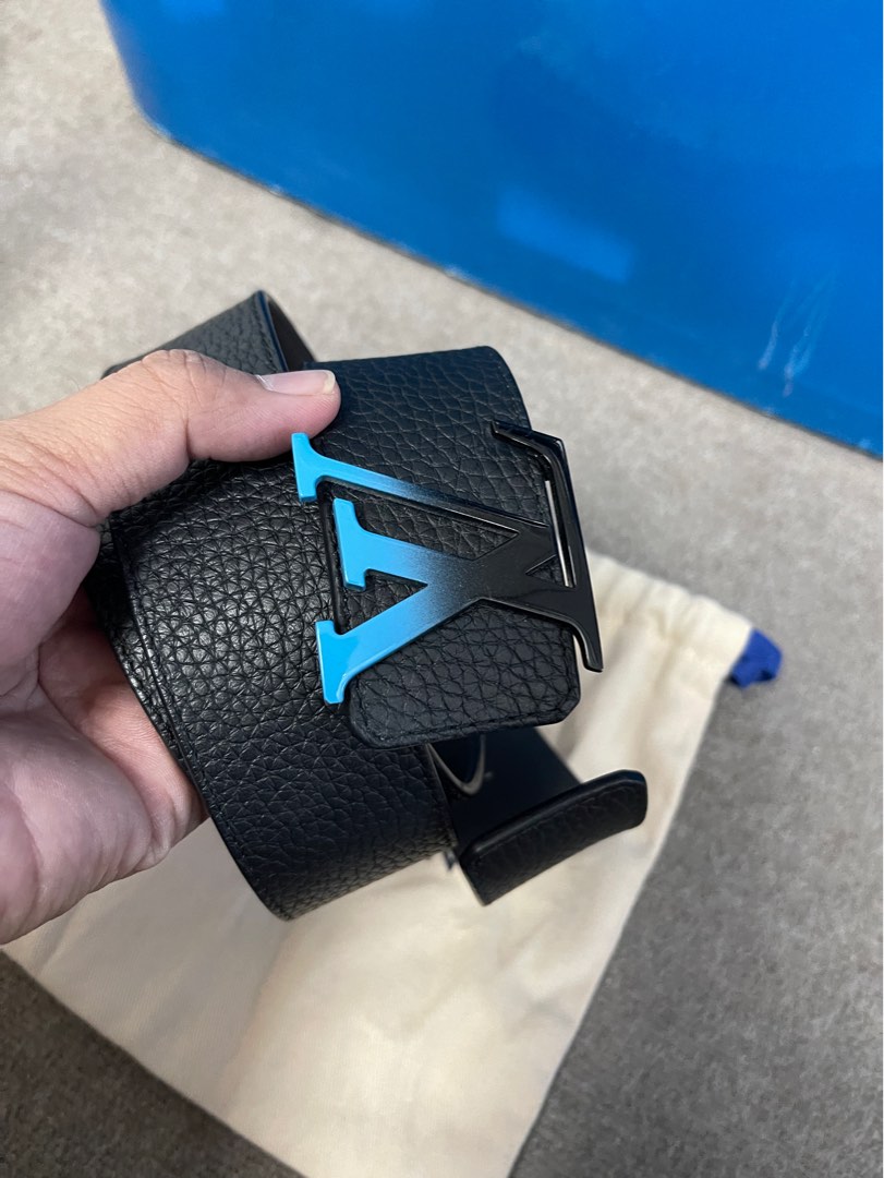 louis vuitton black belt women's