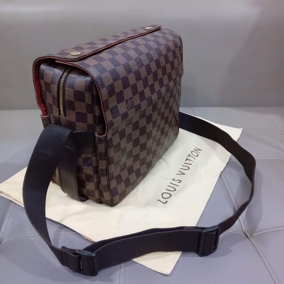 Louis Vuitton Damier Ebene Naviglio Messenger Bag, Luxury, Bags