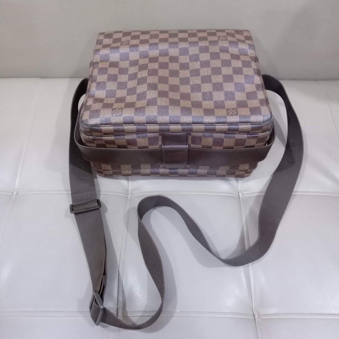 Authenticated Used Louis Vuitton Bag Naviglio Brown Damier Ebene N45255  Shoulder SR0055 LOUIS VUITTON