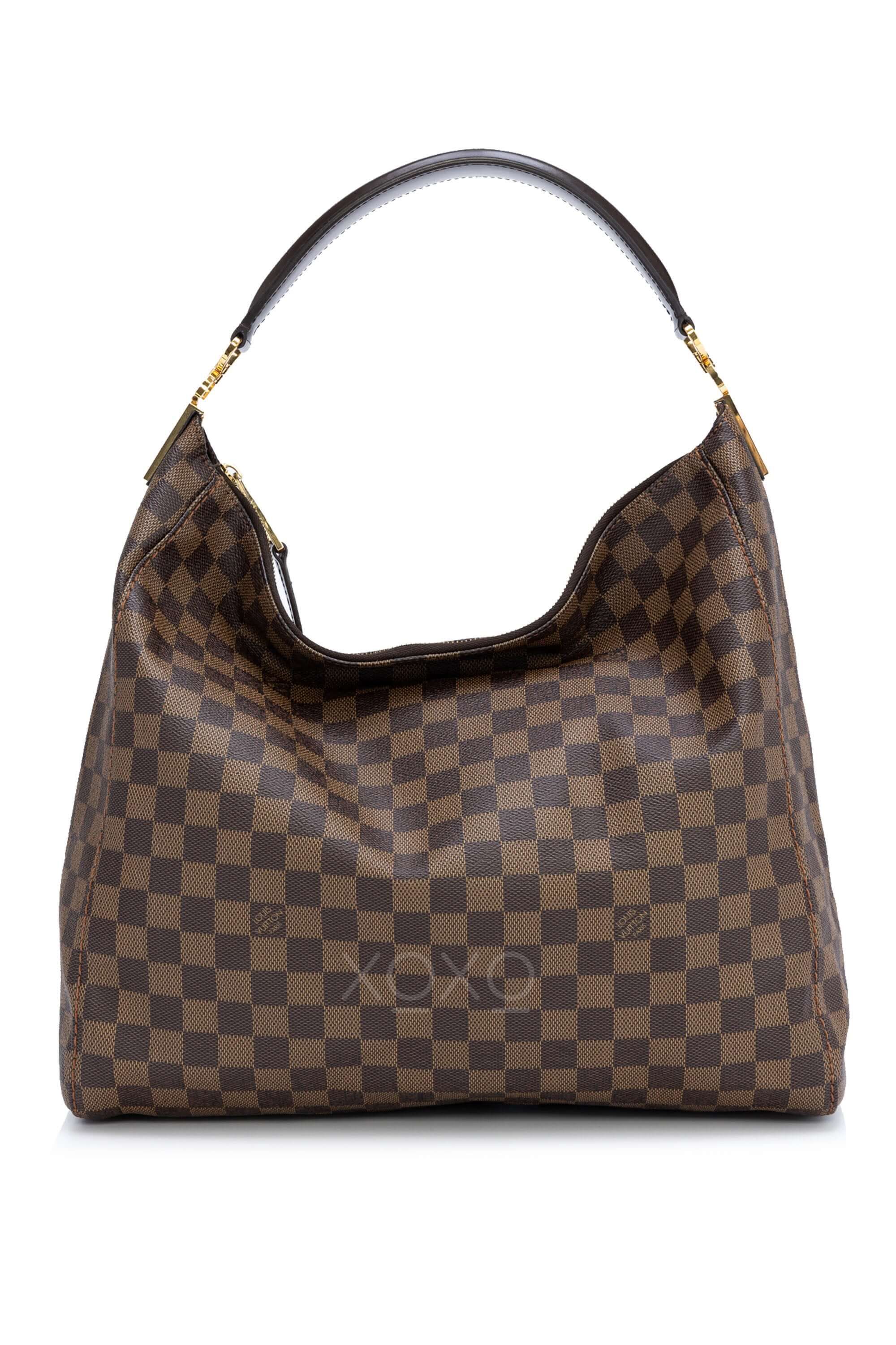 Louis Vuitton LV Portobello PM Top Handle Bag Damier Canvas Brown N41185  oxluxe, Luxury, Bags & Wallets on Carousell