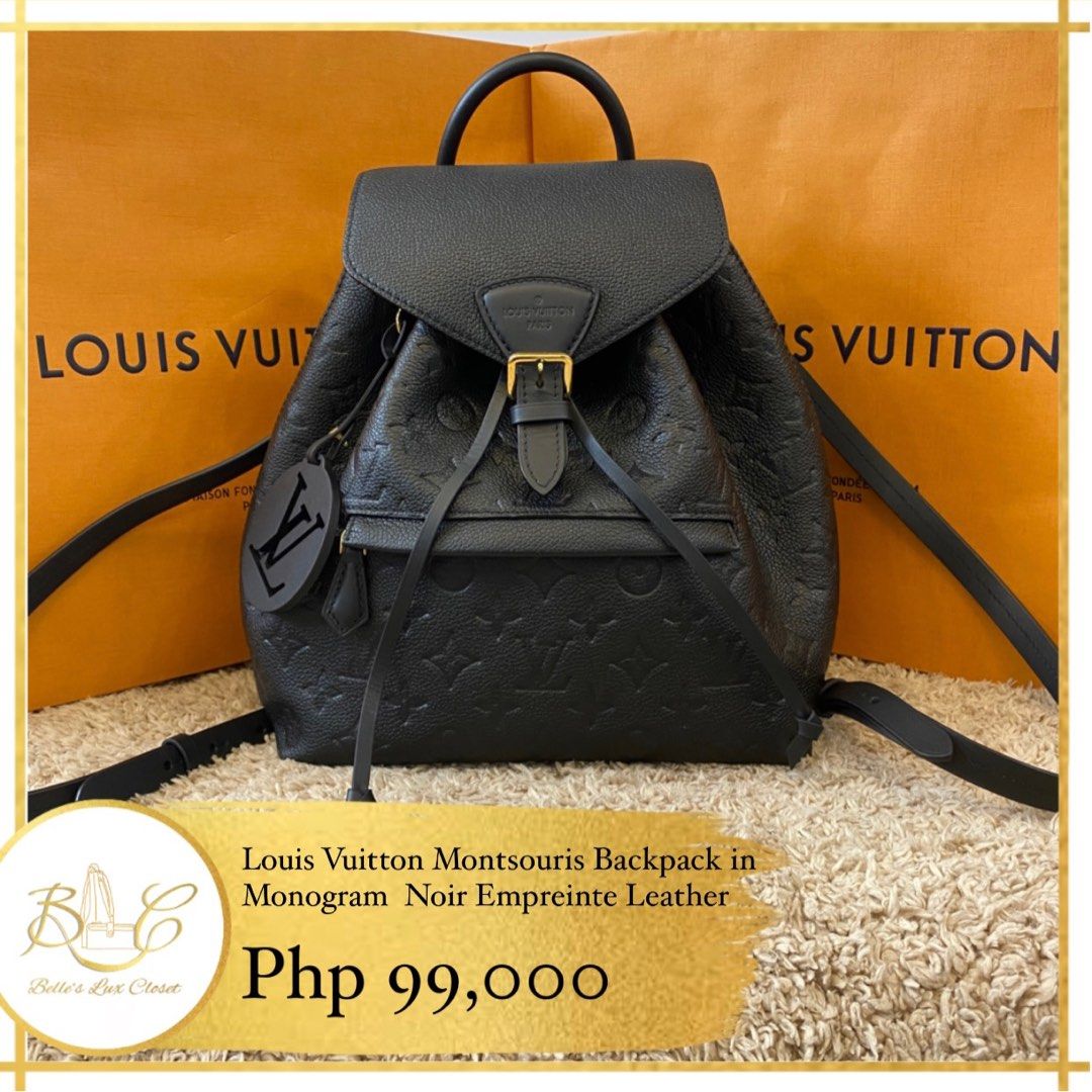Louis Vuitton Montsouris GM Monogram Canvas Backpack