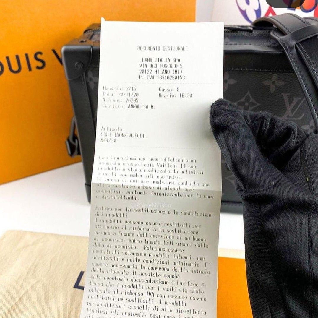 Louis Vuitton Monogram Eclipse Soft Trunk Crossbody Bag Black Cloth  ref.733462 - Joli Closet