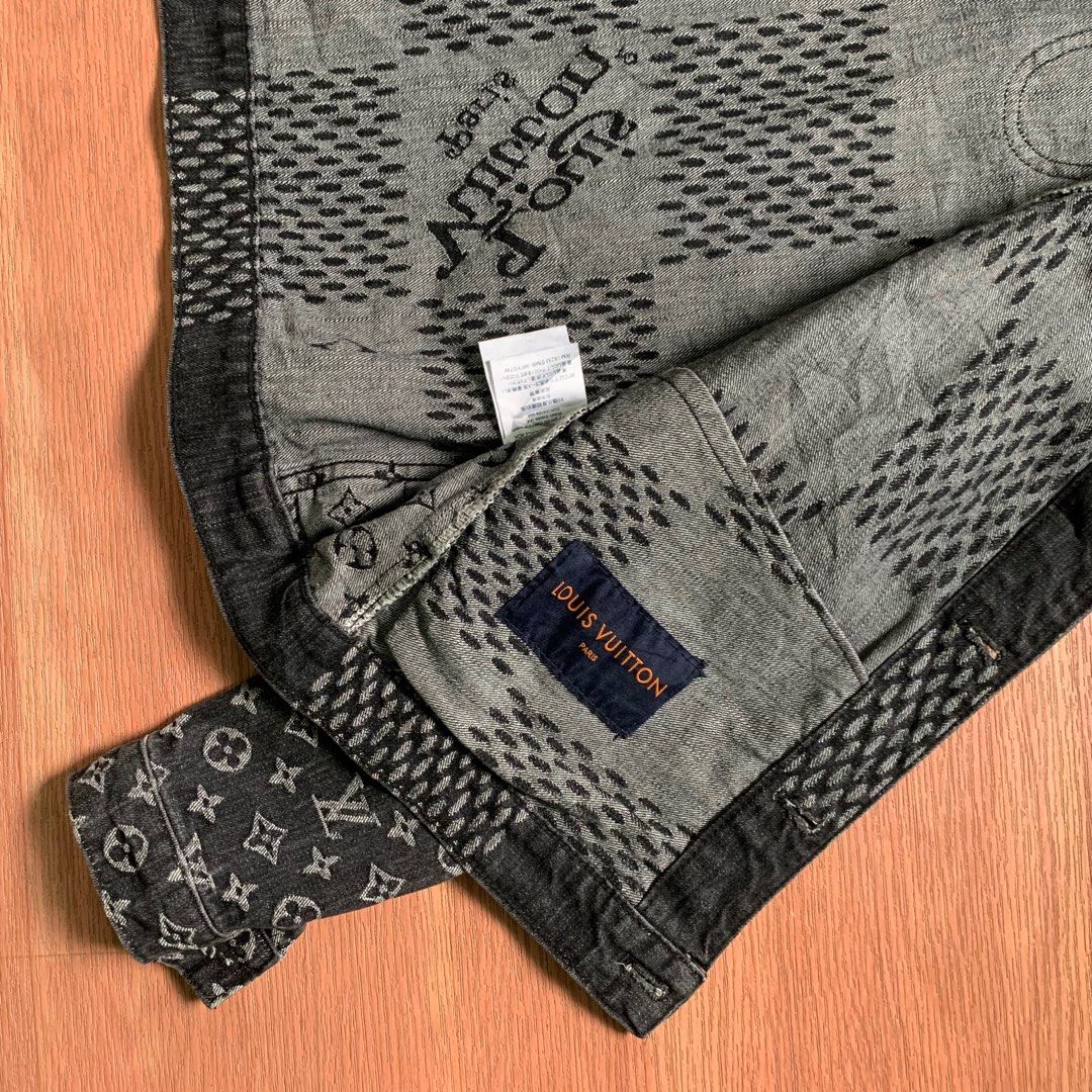 Authentic Louis Vuitton × Nigo Collaboration Blue Denim Jacket (size 46,  price fix no nego ), Men's Fashion, Coats, Jackets and Outerwear on  Carousell