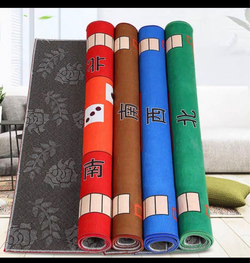 Mahjong table velvet mat, Furniture & Home Living, Furniture, Tables