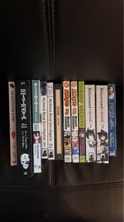Manga (5-10$) and light novels (10$)