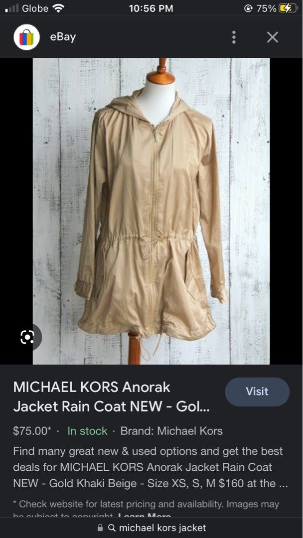 MICHAEL KORS Anorak Jacket  Womens Fashion Coats Jackets and  Outerwear on Carousell