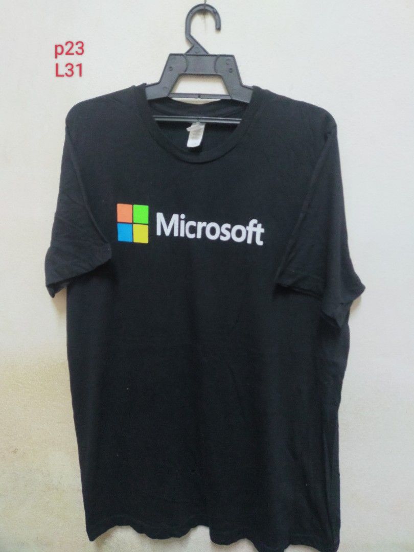 Microsoft, Men's Fashion, Tops & Sets, Tshirts & Polo Shirts on Carousell