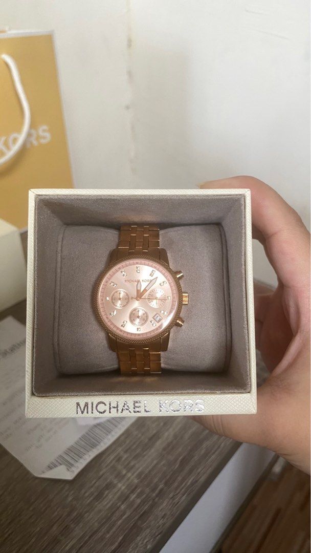 MK Ritz Rose Gold Watch MK6077 Women s Fashion Watches