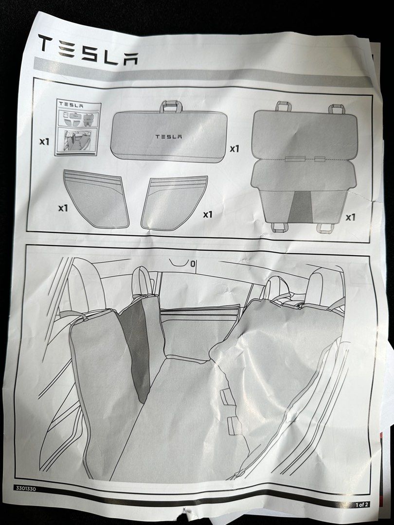 Tesla model 3 & Y pet liner, Car Accessories, Accessories on Carousell