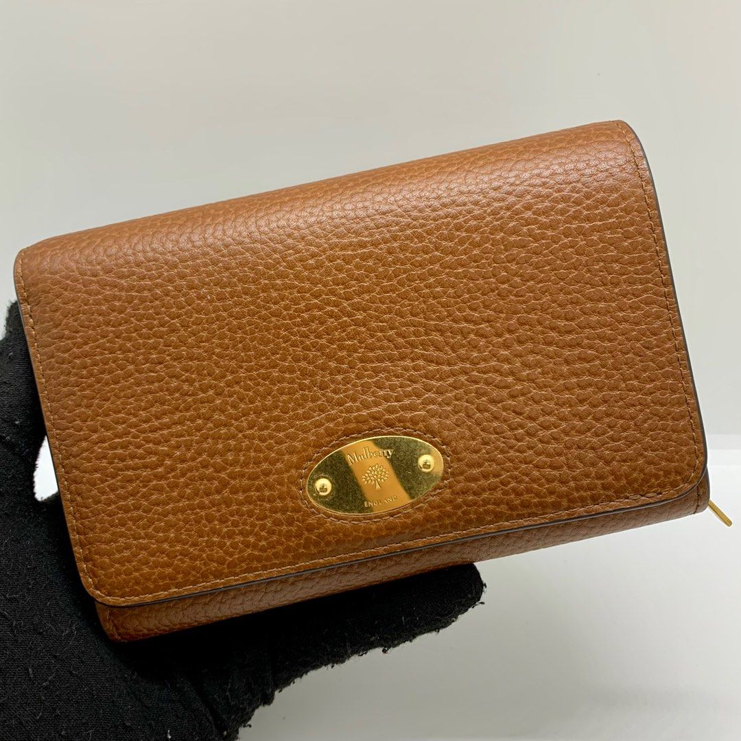 MULBERRY: Wallet bag in grained leather - Brown | MULBERRY crossbody bags  RL7413552 online at GIGLIO.COM