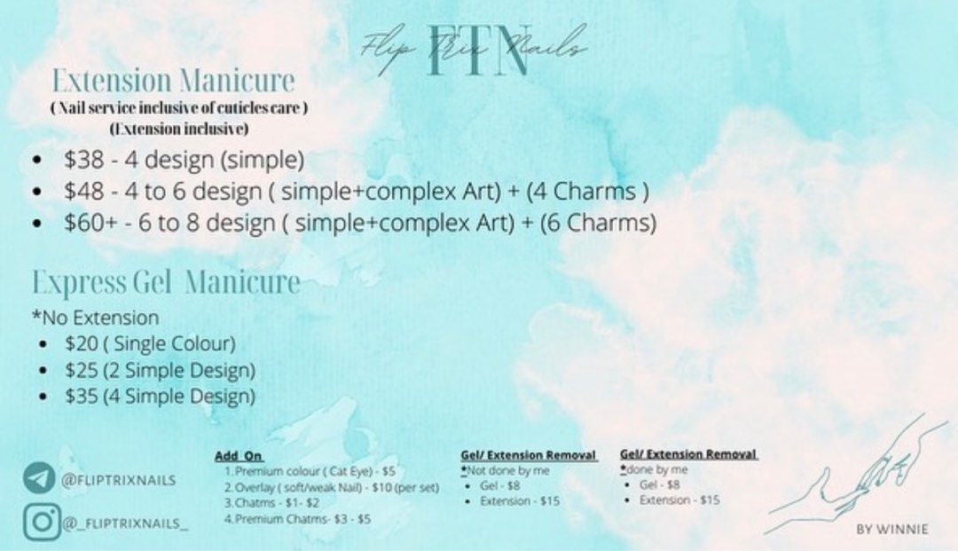 Nail home base service, Lifestyle Services, Others on Carousell