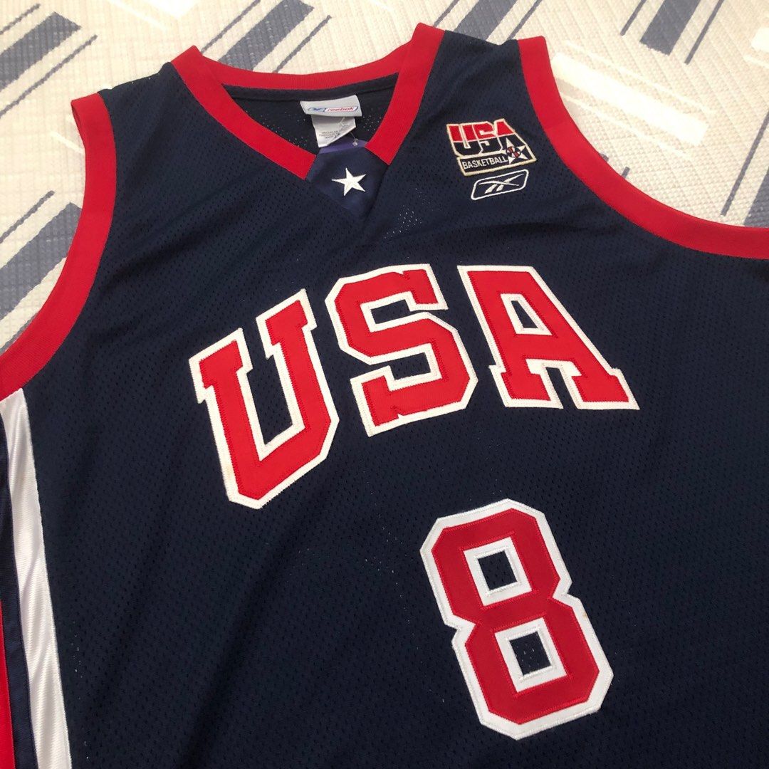 NBA National team USA 2002 Dream Team Kobe Bryant #8 mamba Reebok