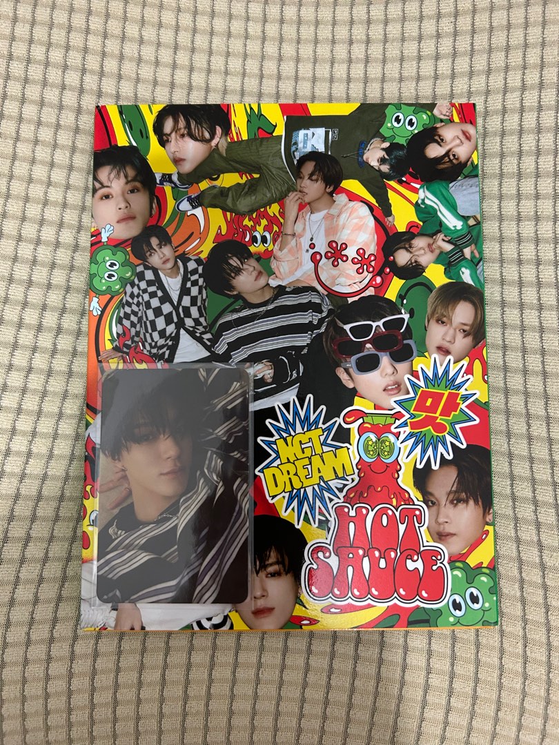 NCT Dream Hot Sauce album Boring ver with Jeno PC, Hobbies & Toys