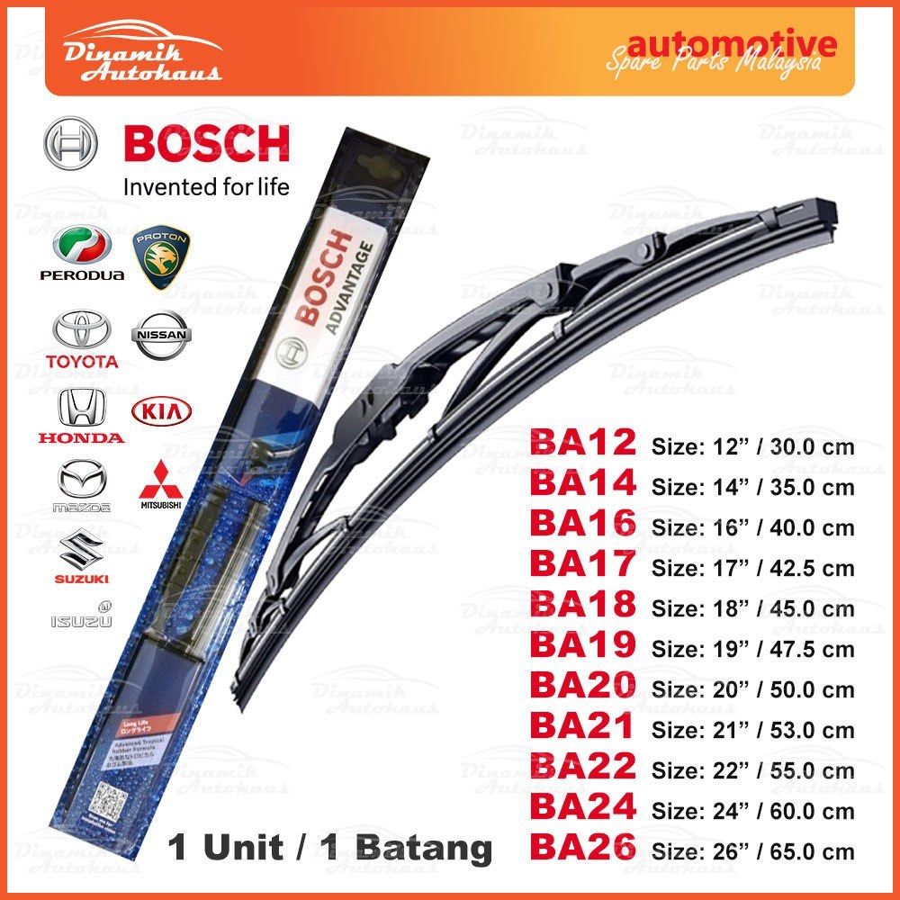 Wiper size clearance