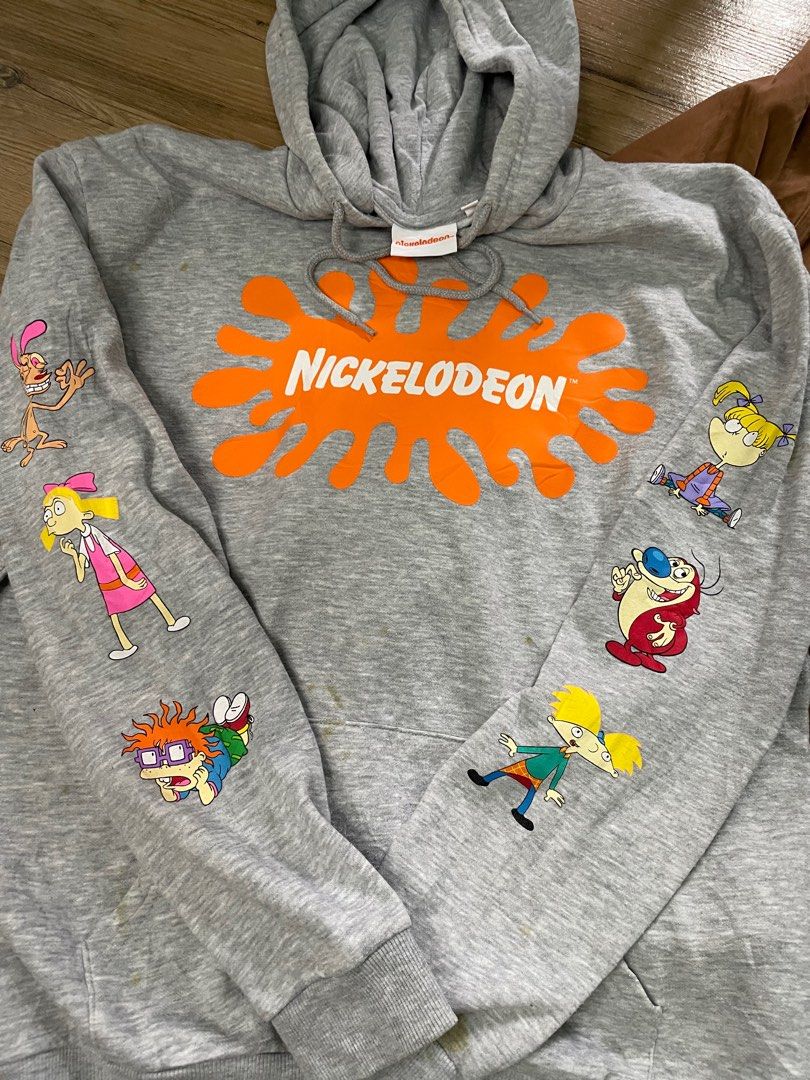 Nickelodeon all character hoodie anime cartoon movie Men s