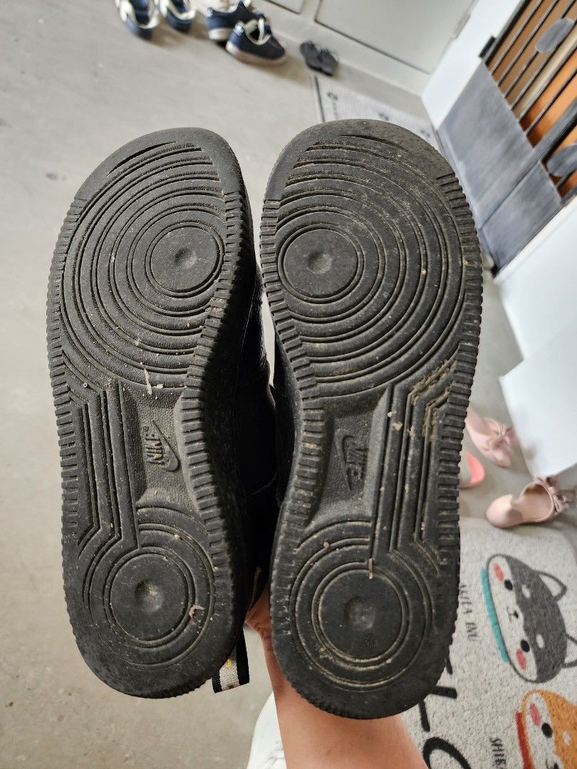 mens nike air force black tick