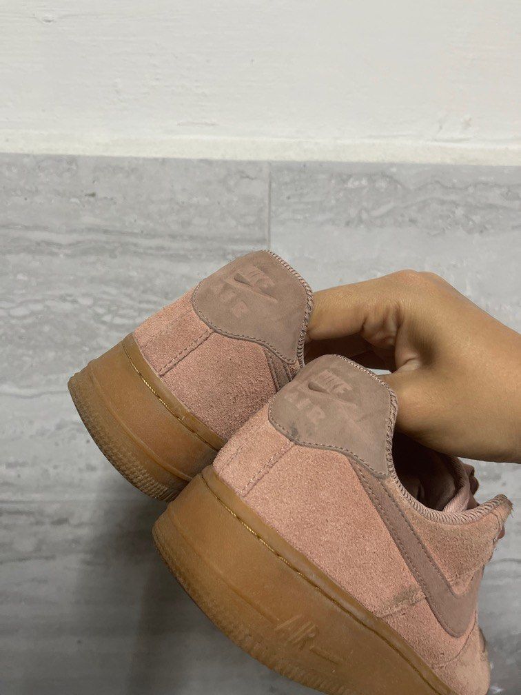 Air force online 1 pink velvet