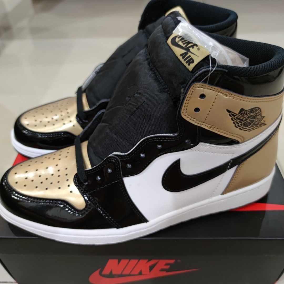 Nike Air Jordan 1 Gold Toe US9.5