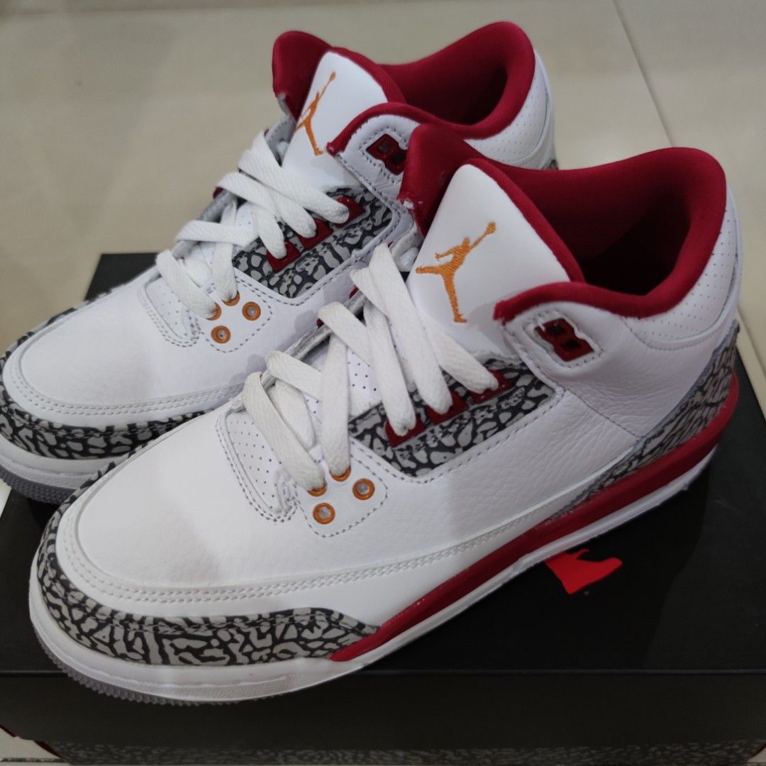Nike air 2024 jordan 3 red