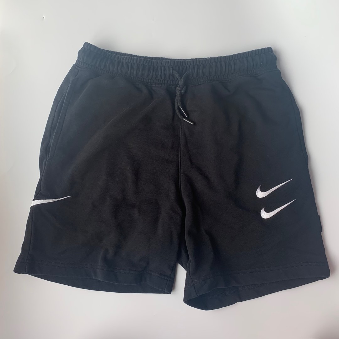 double swoosh shorts