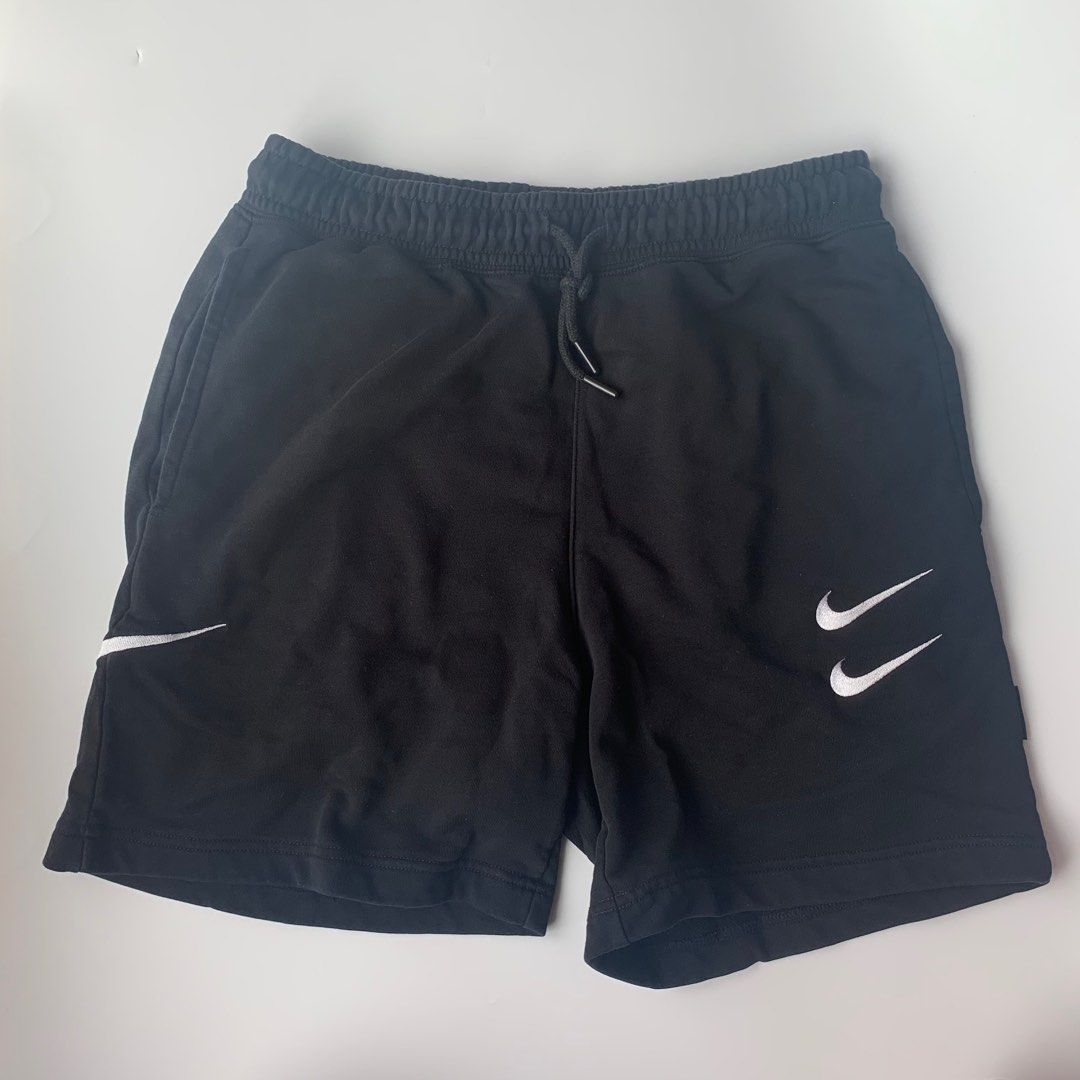 Nike Double Swoosh Shorts in M, Men's Fashion, Bottoms, Shorts on Carousell