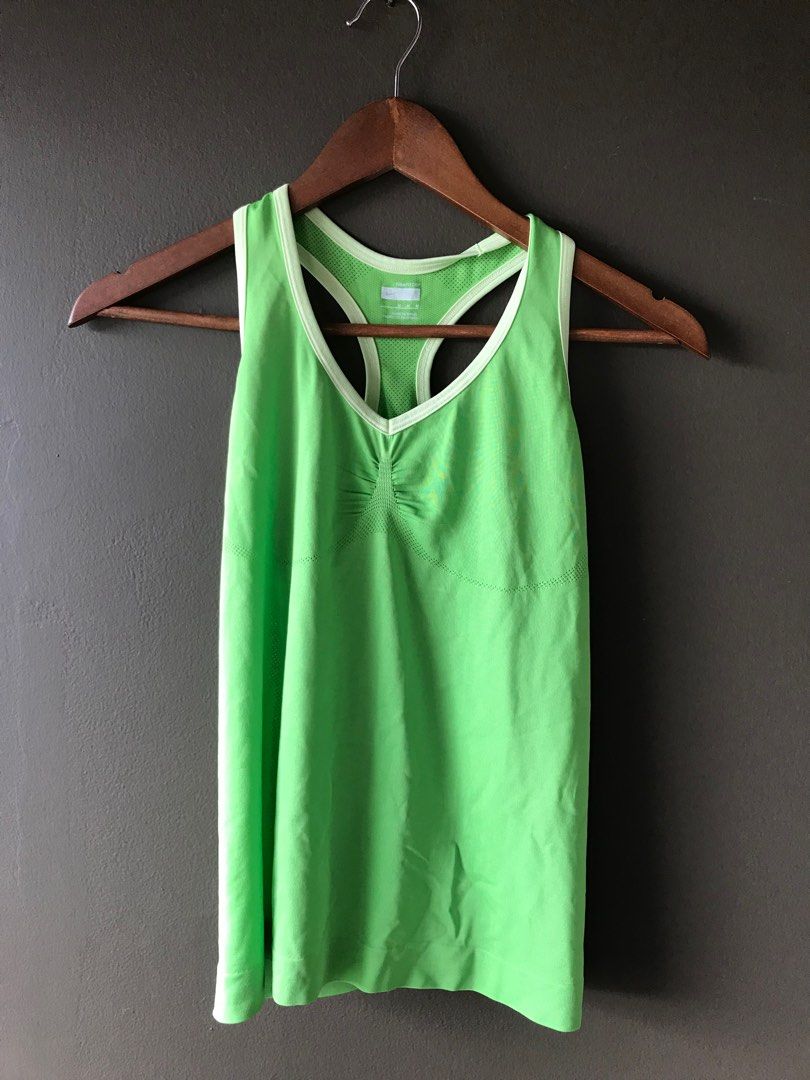Nike Ladies Tanktop 72 Warna Neon Green Original Olah Raga Baju Olahraga di Carousell