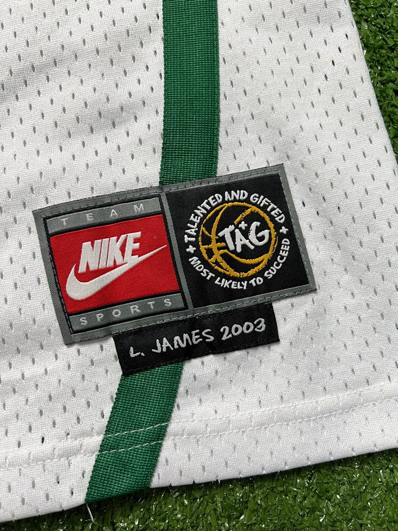 2003 Nike St Mary IRISH High School Lebron James Jersey Nba Cavaliers –  Rare_Wear_Attire
