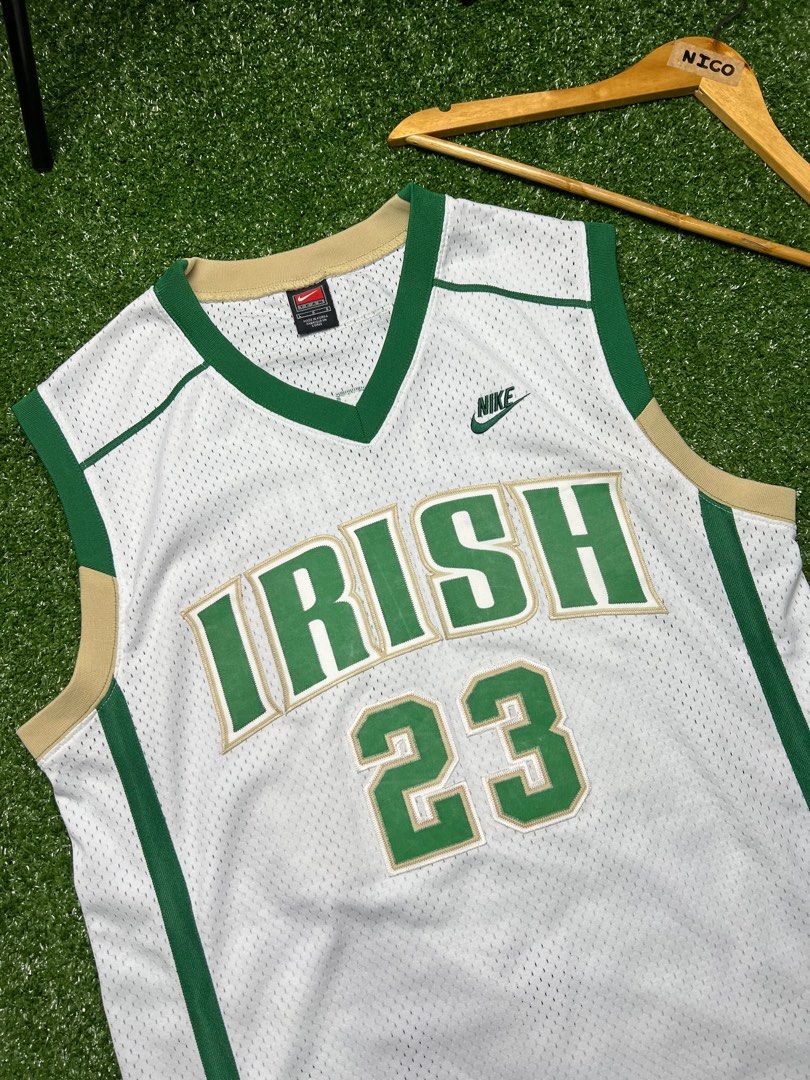 2003 LeBron James SVSM Irish Nike TAG High School Swingman Jersey