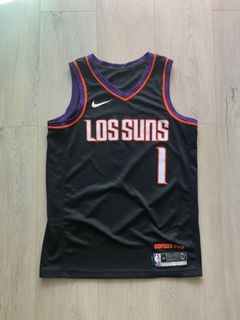  Devin Booker Phoenix Suns Black #1 Youth 8-20