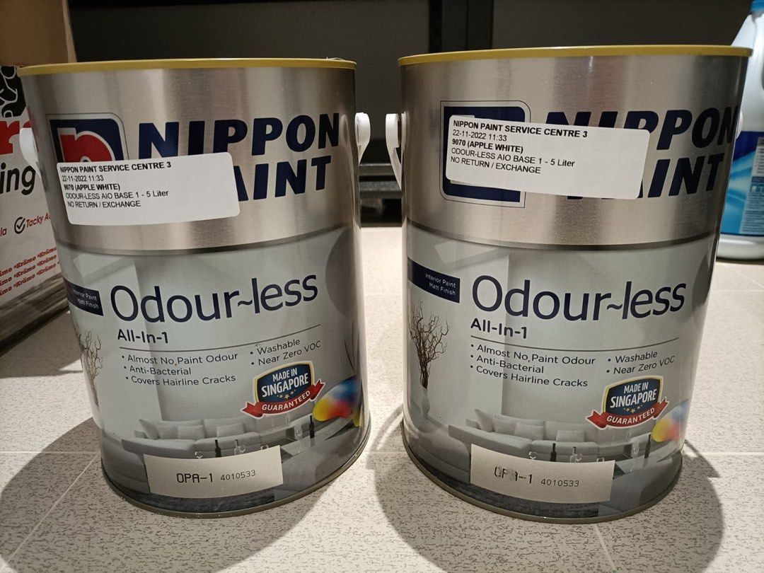 Nippon Paint (Apple white), Furniture & Home Living, Cleaning