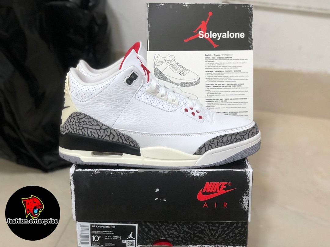 Jordan 3 white online cement legit check