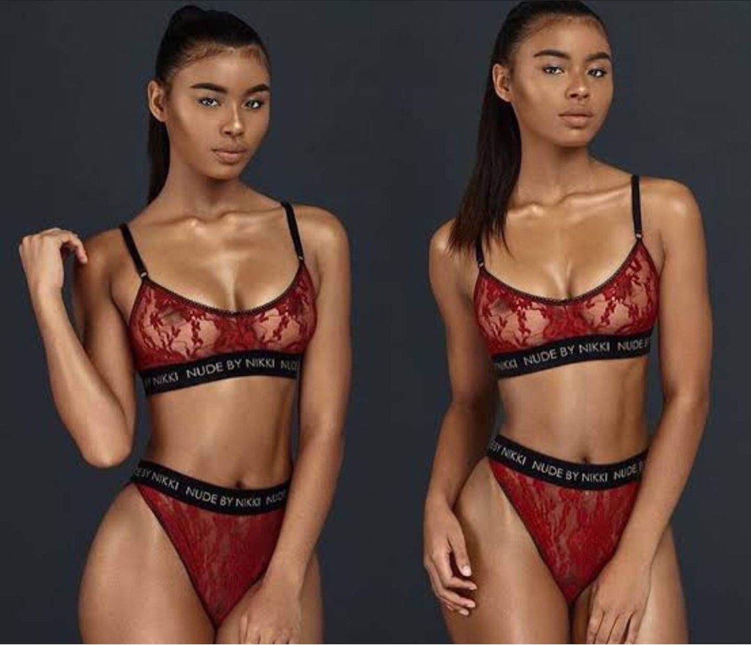 Nude by Nikki Lace Bra Top - M (Category: Undergarments & Loungewear) located in Davao. Submitted by peanut316 (Listing ID 1207320170, Image 1). Description: Bra top only Please know your size for this brand. Seems small in person but actually stretches quite well. But would not recommend for anyone beyond a Medium size. Very sexy Good condition. Small gap in between seams in photo 3 (factory issue if at all) but the band is very sturdy when stre