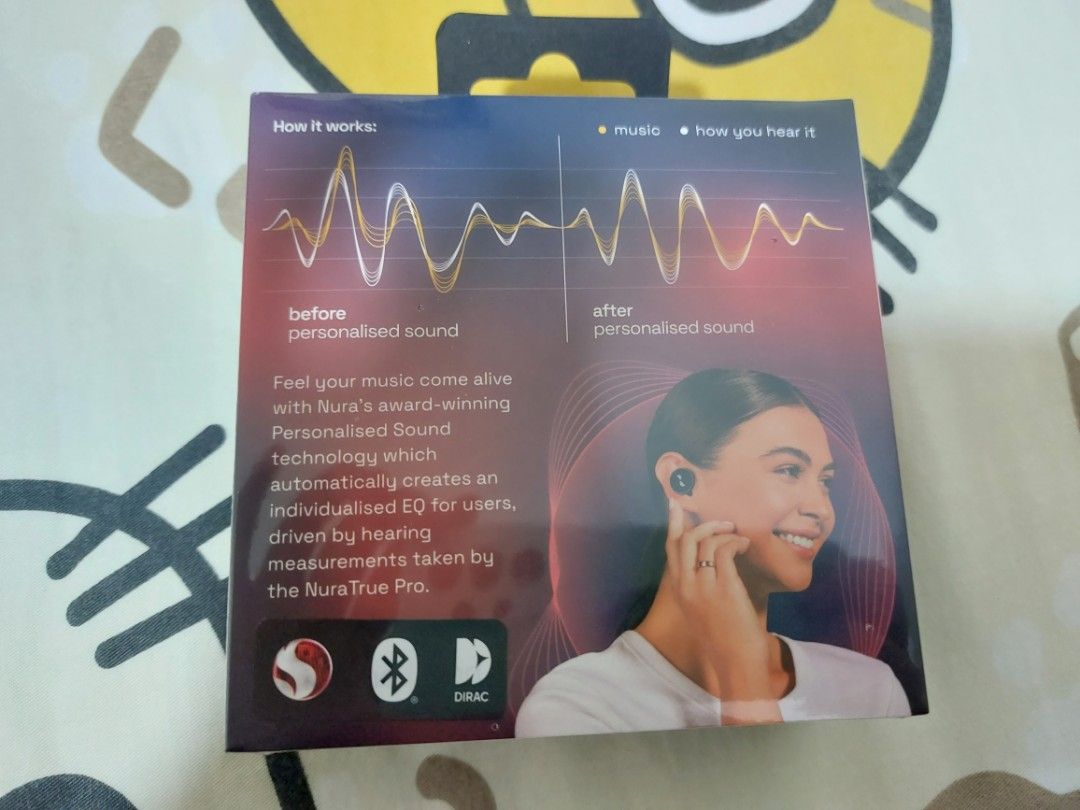 全新未拆]Nuratrue Pro 入耳式藍牙耳機無損音樂Bluetooth Earbuds