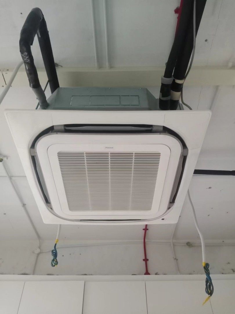 Office aircon/ commercial ceiling cassette/ recon set aircon, TV & Home