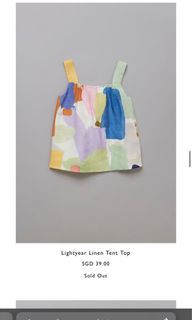 OSN Lightyear linen tent top - Size 5