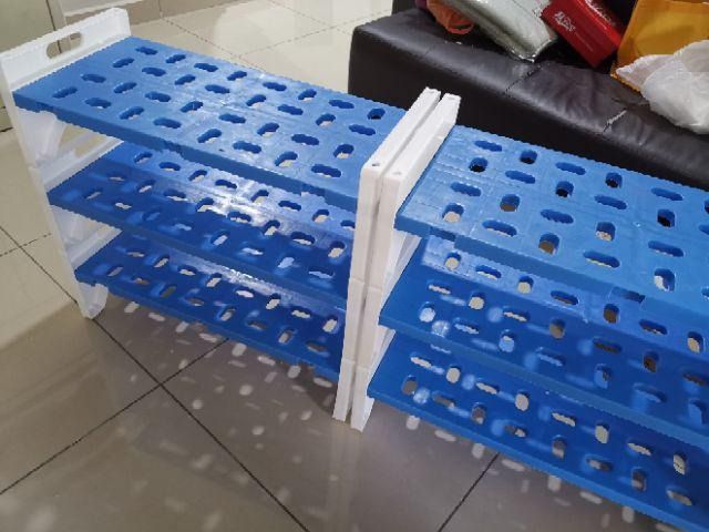 Plastic Shoe Rack - 3 Layers, Furniture & Home Living, Furniture, Other ...
