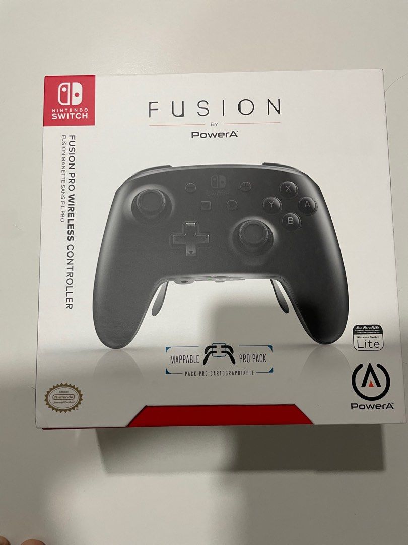 Manette Sans Fil Fusion Pro Black - SWITCH