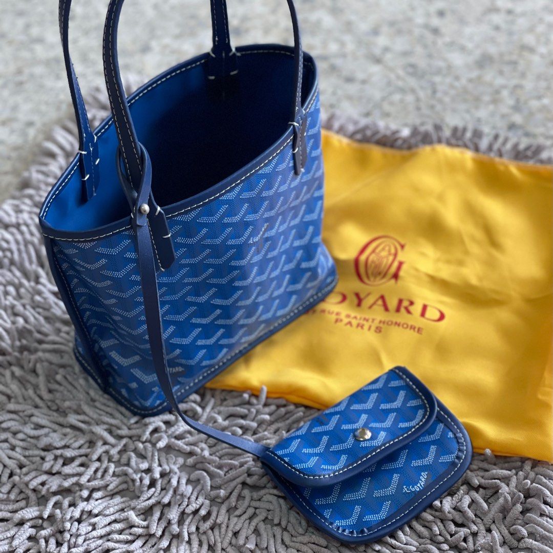 GOYARD BLUE TOTE BAG, Women's Fashion, Bags & Wallets, Tote Bags on  Carousell