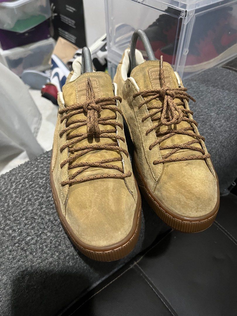 Puma basket brown hotsell