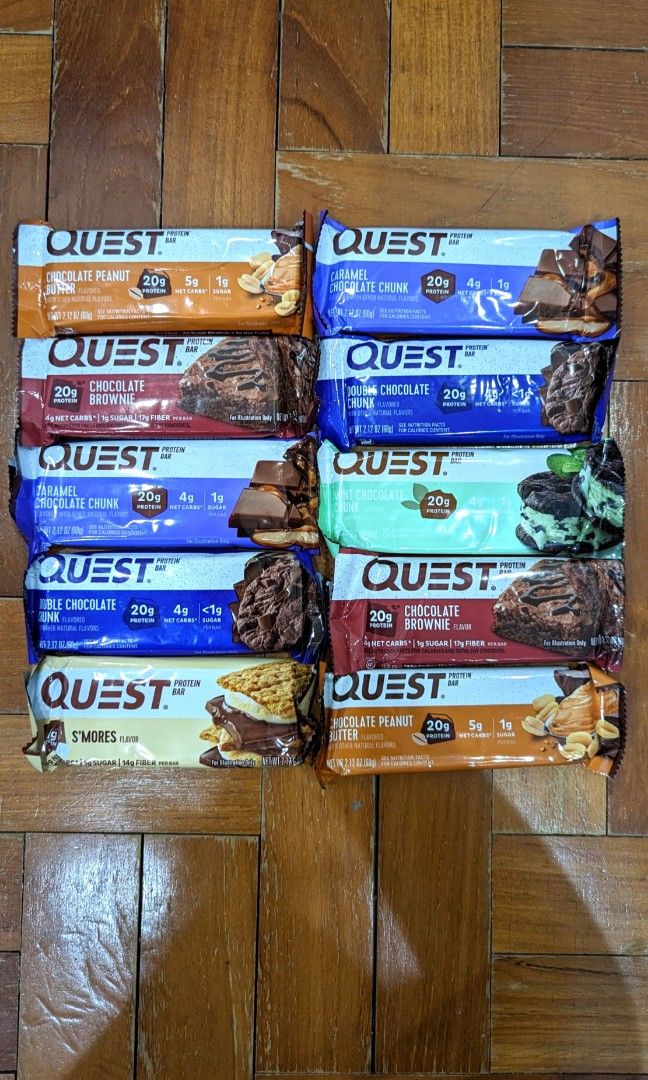 Quest Energy Bars, Food & Drinks, Other Food & Drinks on Carousell
