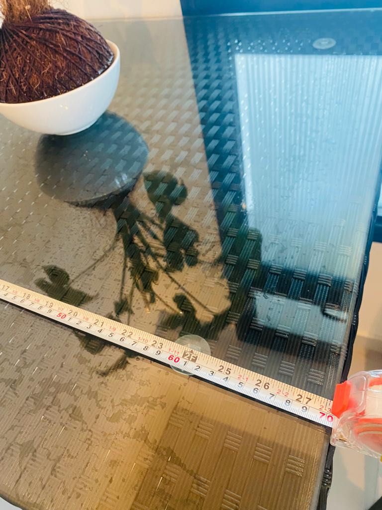 Rattan High top table and chair set, Furniture & Home Living, Furniture