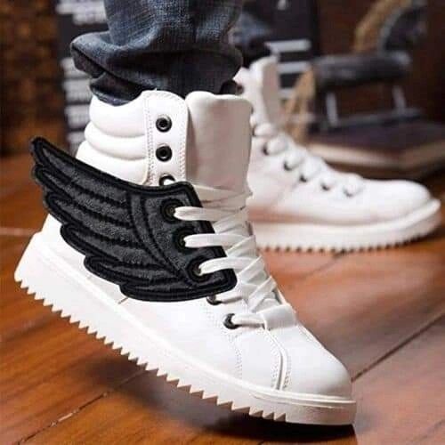 Lace in wings for shoes store
