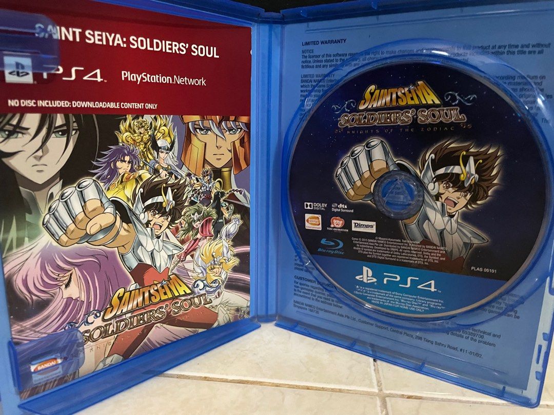 Bandai Namco Saint Seiya Soldiers Soul Playstation 4 Ps4 New